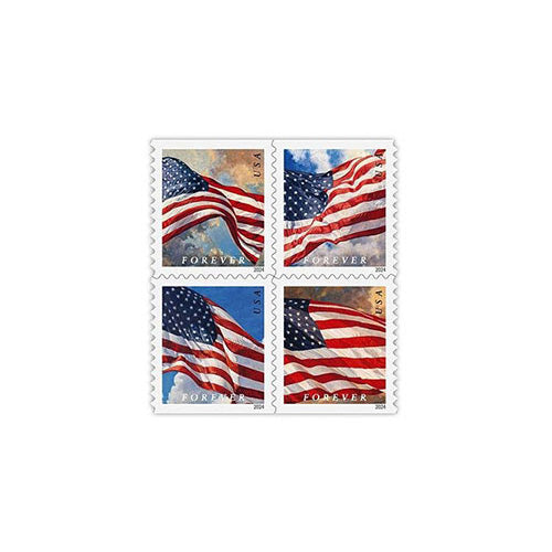 2024 Forever American Flag Stamps Rolls