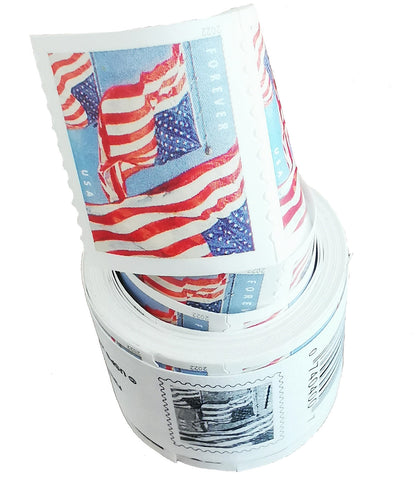 (2022) Forever American Flag Stamps Rolls
