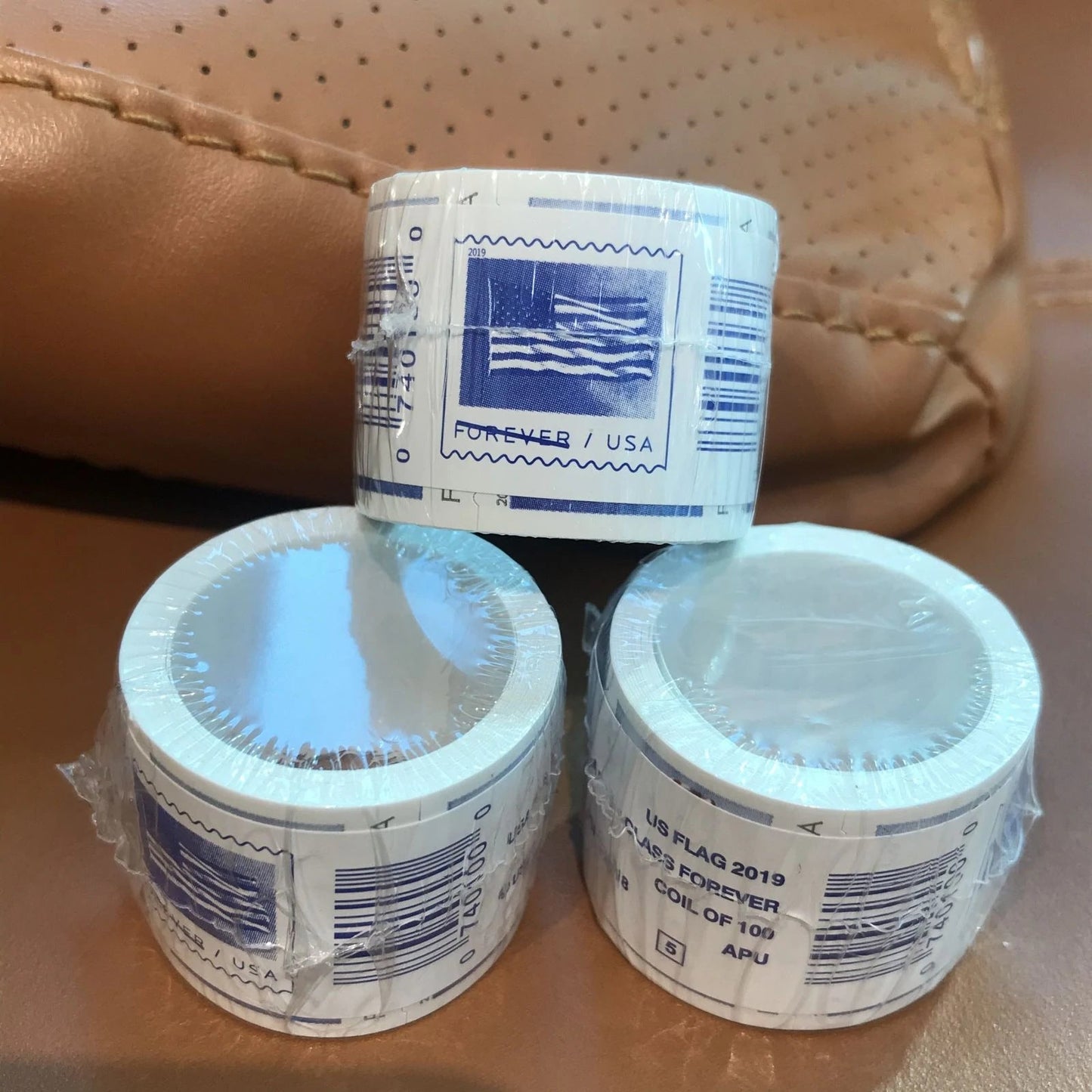 (2019) Forever American Flag Stamps Rolls