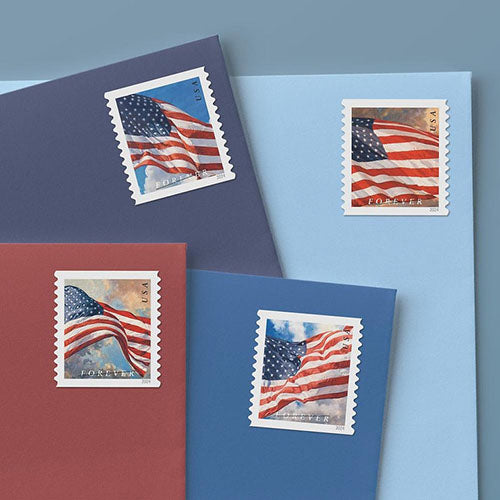 2024 Forever American Flag Stamps Rolls