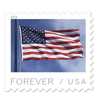 (2019) Forever American Flag Stamps Rolls