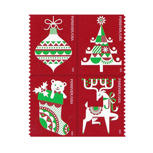 (2020) USPS Holiday Delights Forever Stamps