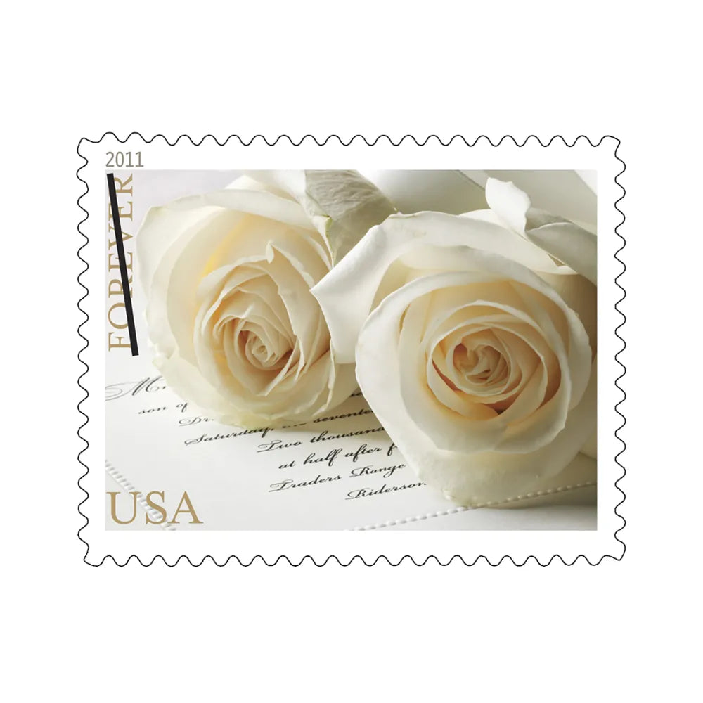 (2011) USPS Wedding Roses Commemorative Forever Stamps