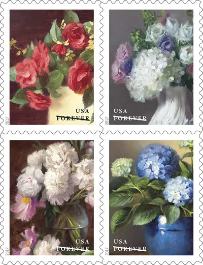 (2017) USPS Flowers from The Garden Forever Stamps