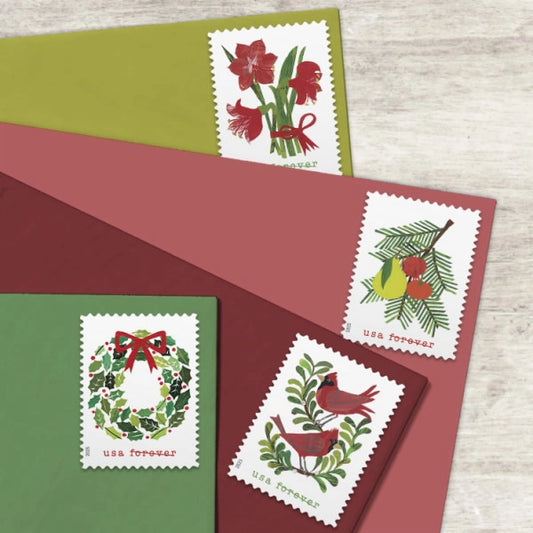 （2025）Holiday Cheer Stamps, Book of 20
