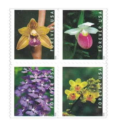 (2020) USPS Wild Orchids Forever Postage Stamps