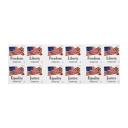 2012 Forever Stamps Four Flags Flag and Equality