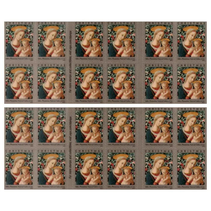 (2016) USPS Florentine Madonna and Child Forever Stamps