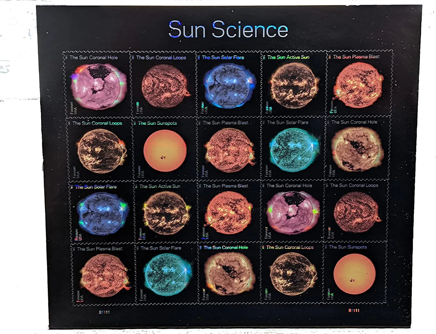 2021 Sun Science Forever Postage Stamps